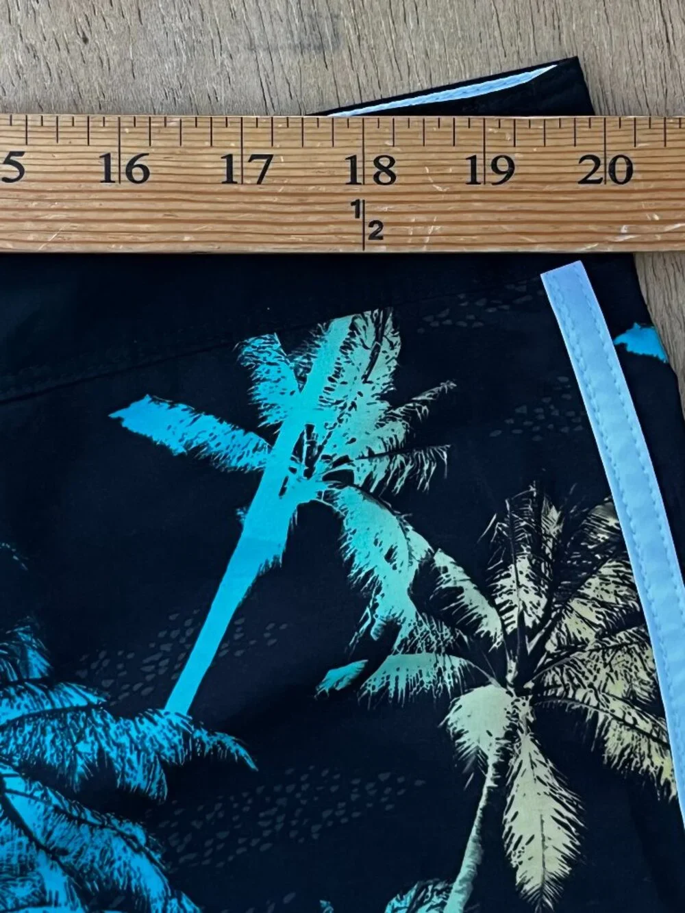 HURLEY PHANTOM TROPICAL PALM TREES BOARD SHORTS Men’s sz 38 Black